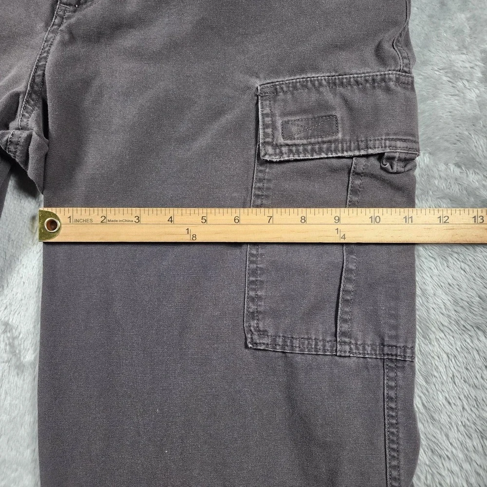 The North Face Pants Mens 34x28 Gray Regular Fit Cargo Canvas Workwear Casual